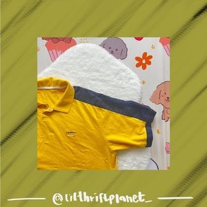 Vintage Tommy Jean oversized yellow button shirt